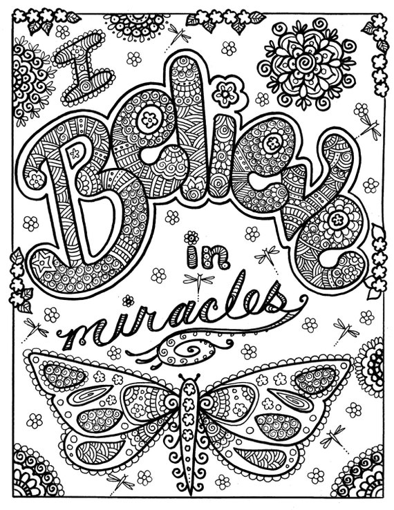 miracles coloring pages