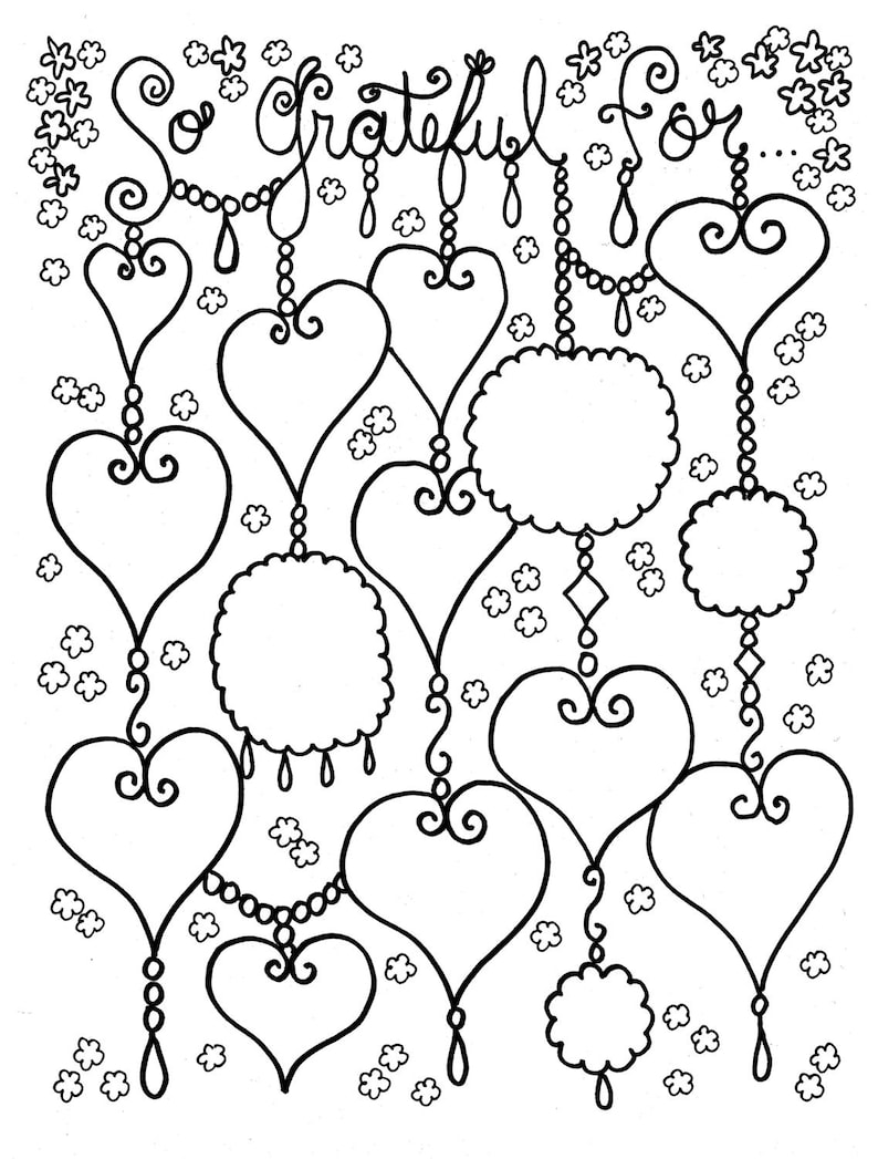 Download Gratitude Journal and Coloring Book Write and Color your ...
