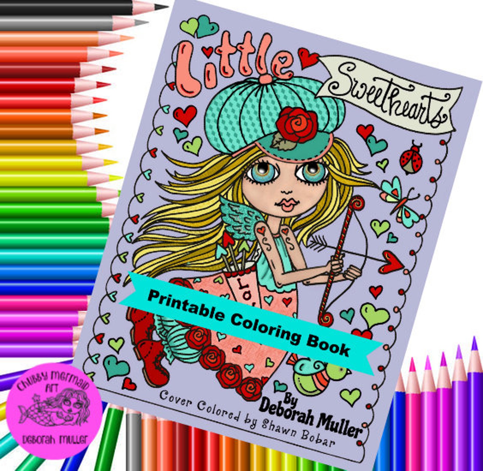 Digital Download Book 30 Pages Printable Little Sweethearts Etsy