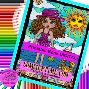 Summertime Fun Coloring Book Full of Magical Memories of Summer. PDF ...