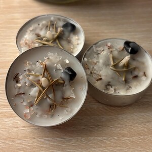 Handmade Protection Tea Lights (set of 3)