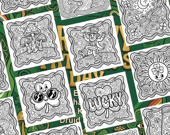 Cozy Pets Coloring Book Printable | Cute Cats and Dogs Coloring Pages | Bold Easy Animal Coloring Book PDF