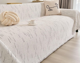 Soft Chenille Couch Cover / Washable All-season Sofa Towel