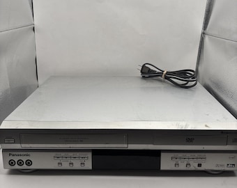 Panasonic PV-D4743S DVD VHS Double Feature Combo Video Player Tested No Remote