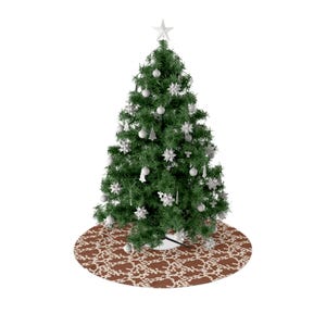 Stijlvolle kerstboomrok, modern vakantiedecor, kerstdecor boerderij, gezellige winteraccessoires, uniek kerstcadeau