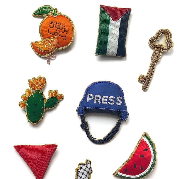 Palestine Ornament Decor Heirloom Garland Handmade embellished Eid Al Aqsa Gaza AlQuds Mosque Islam Keffiyeh Arabic ceasefire Holidays Jesus