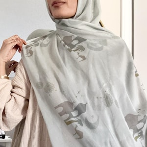 Masjid Lightweight Modal Hijab Mosque Pattern Ramadan Iftaar Taraweeh Events Duaa prayer salah Quran Islamic muslim hajj fasting mosque