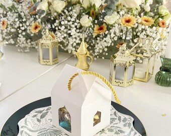Set of 10 Little Mosque House Treat House Gift Boxes Ramadan Eid Treat Box Masjid Mosque Salah Muslim Islamic art hajj umrah duaa Islam pray