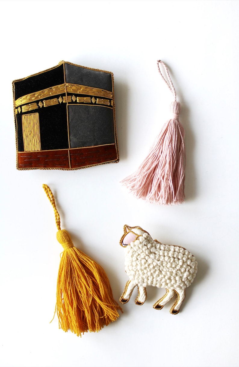 30 Piece Bundle Decorative Heirloom Garland, Islam, muslim celebration, Quran, Kabaah, Madinah, Eid Islamic Art Ramadan, Hajj image 7