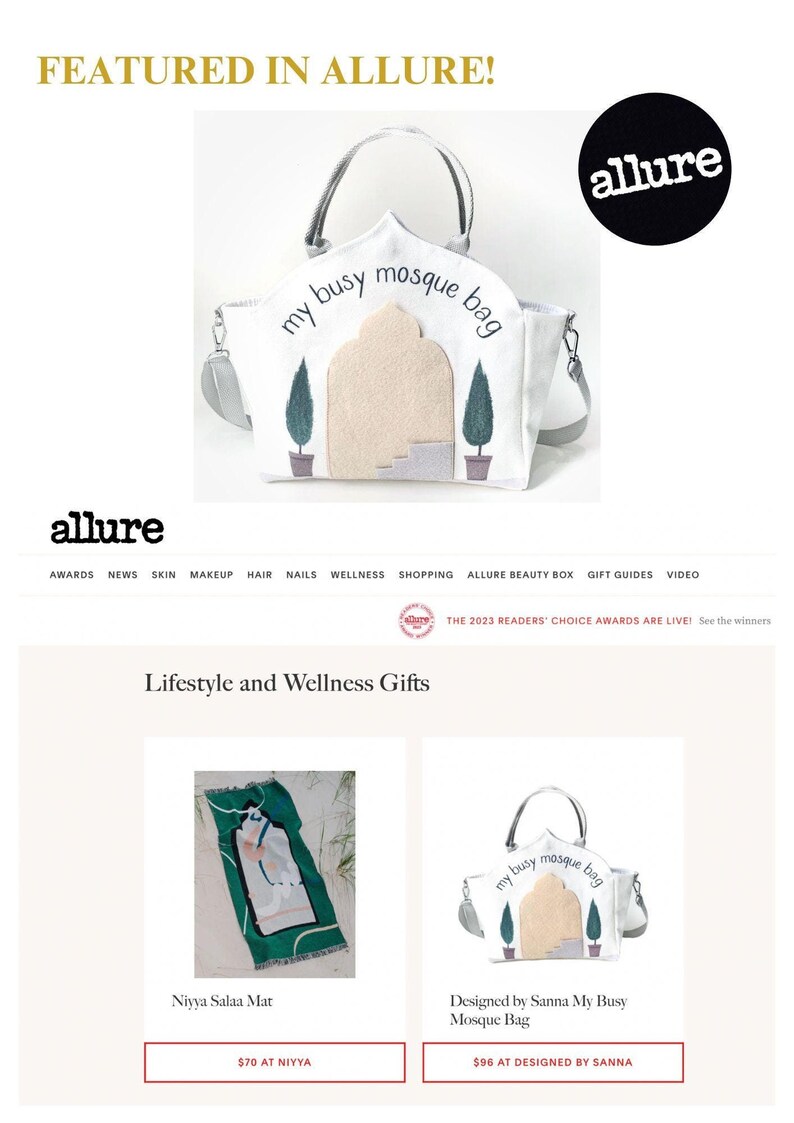My Busy Mosque Bag | Featured in Allure Magazine! | Ramadan Themed Books & Activity Bag For Kids eid masjid