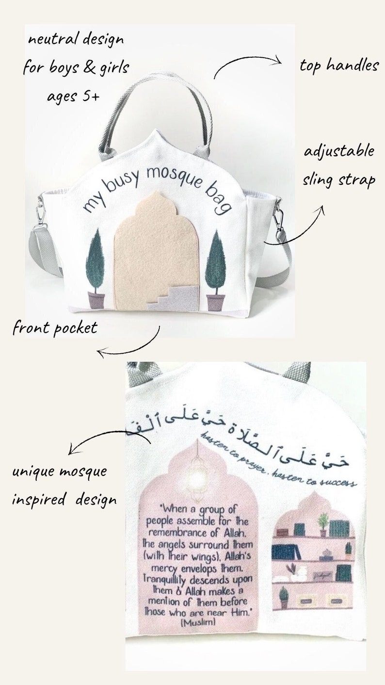 My Busy Mosque Bag | Ramadan Themed Books & Activity | 10 quality products included | Limited time / stock! Mosque,Islamic art,muslim,Eid