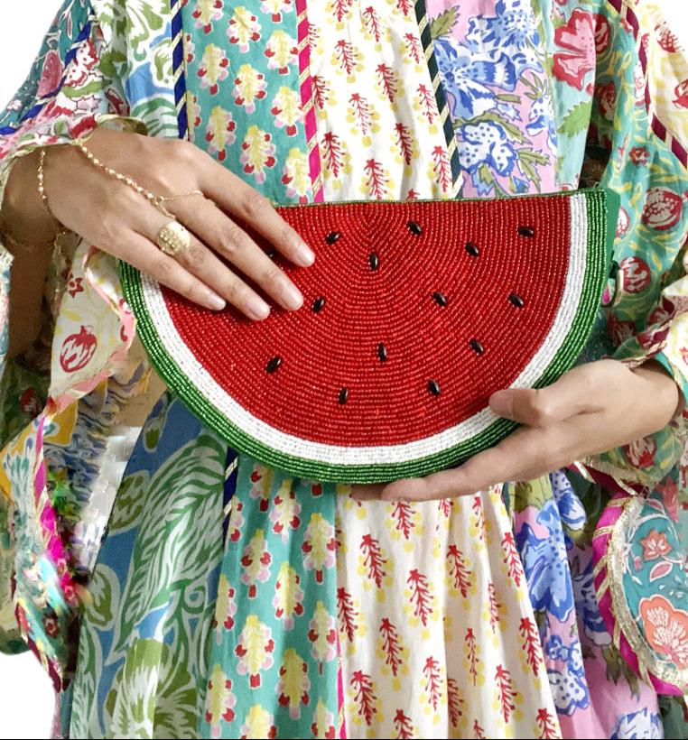 Bolso De Mano Con Diseño De Sandía Para Mujer Varios Bolsos