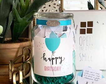 Simple Birthday Jar of Notes – Perfect Birthday Gift