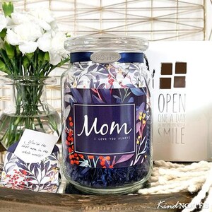 Mom I Love You Jar of Notes - Best Gift For Mom