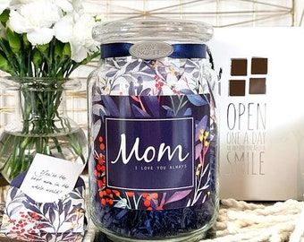 Mom I Love You Jar of Notes - Best Gift For Mom