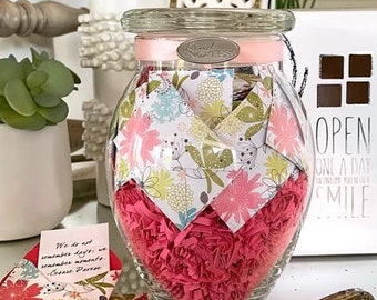 Refreshing Floral Jar of Notes – Best Friendship Gift