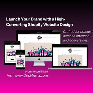 Shopify Website Template for Fashion Brand Custom Shopify Theme Editable Shopify Template Shopify Website Design Clothing Streetwear Store