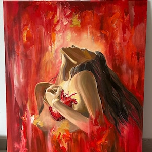Original Oil Painting on Canvas “In the Fire of Feeling”