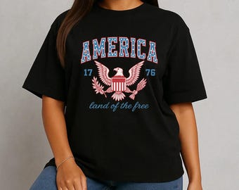 Land of the Free Shirt – American Heritage Tee – 1776 Patriotic T-Shirt