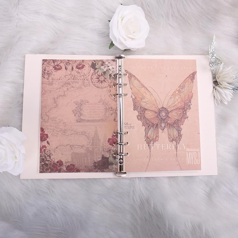Butterfly Effect Notebook 3D Relief Butterfly Journal | Handmade Textured Notebook | Embossed ...