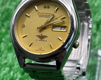ヴィンテージ シチズン コスモトロン 7802：1970年代 ステンレス