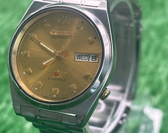 Vintage Citizen - Gold Dial - Automatic Men's Wrist Watch - Made in Japan 21 Jewels
