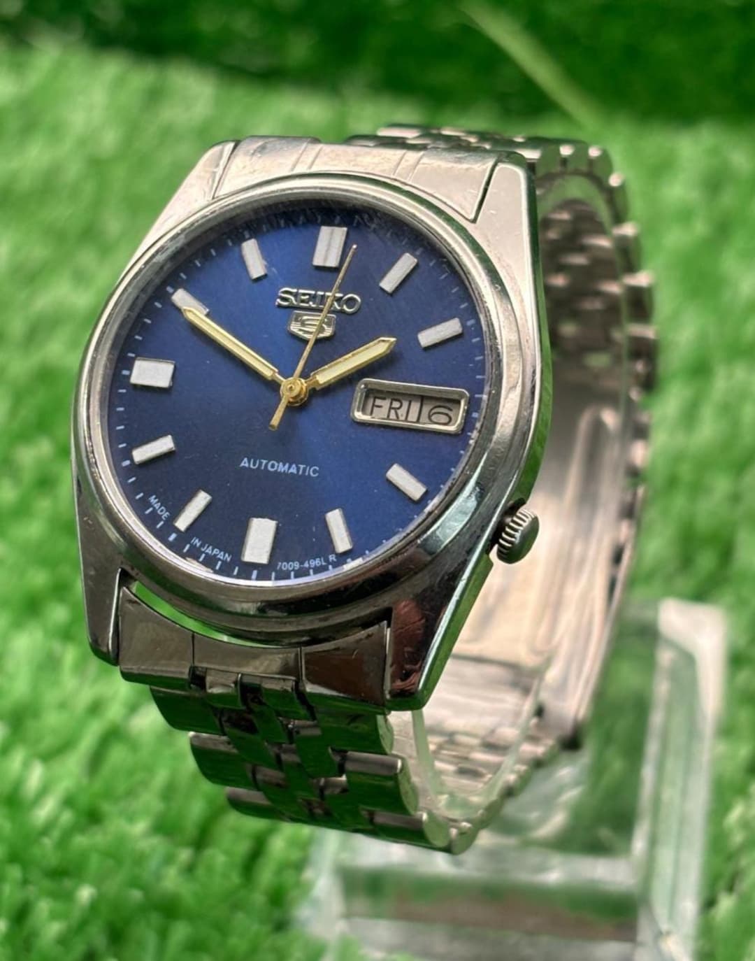 Seiko 5 Automatic - Blue Dial - Mint Condition - Vintage Watch