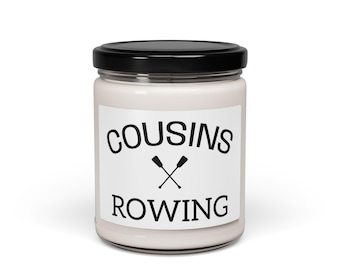 Cousins Rowing Scented Soy Candle, Gift for Rowing, Home Decor, Team Conrad Candle TSITP