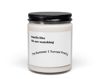 Smells Like The Summer I Turned Pretty Rewatch Scented Soy Candle, Gift for Fans, Home Decor, Team Conrad,  TSITP movie!!