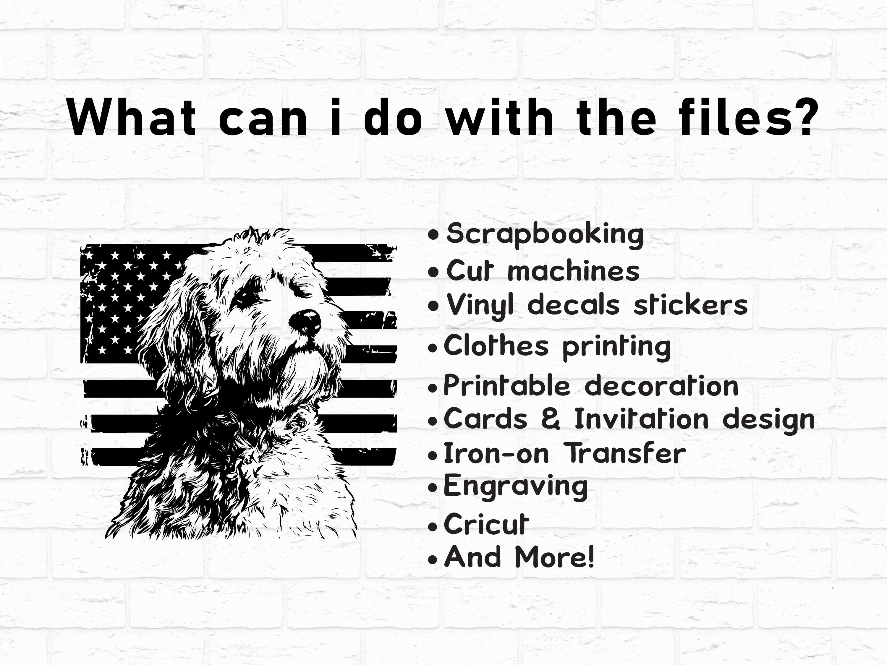 Cockapoo SVG PNG Bundle, Dog Silhouette Clipart, Puppy Pet Cricut Files ...