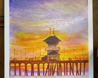Huntington Beach Pier Sunset