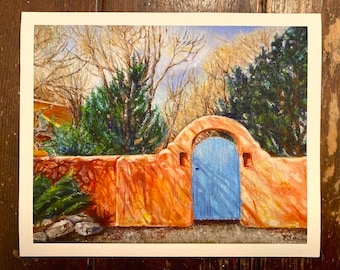 The Blue Gate ~ Giclee Print from Original Oil Painting