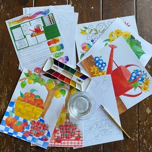 Watercolor Painting Kit ~ The Garden