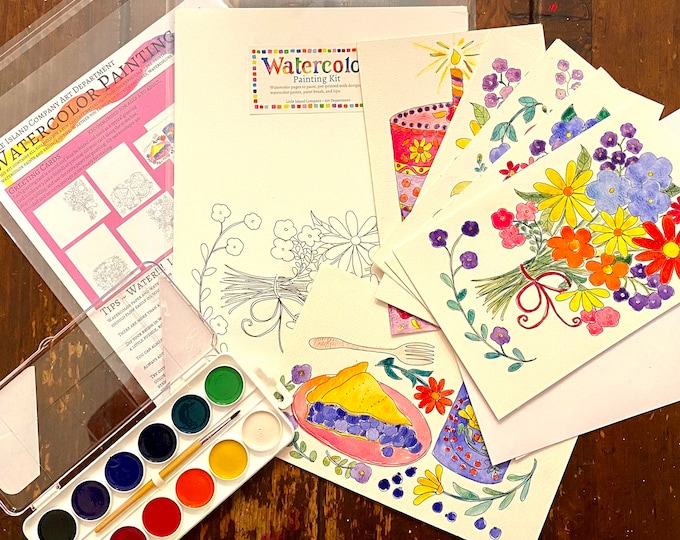 Watercolor Painting Kit ~ Greeting Cards