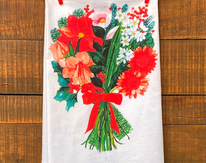 Holiday Bouquet Kitchen Towel
