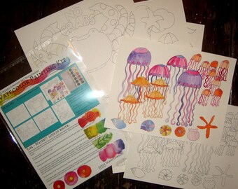 Watercolor Painting Kit ~ By the Sea