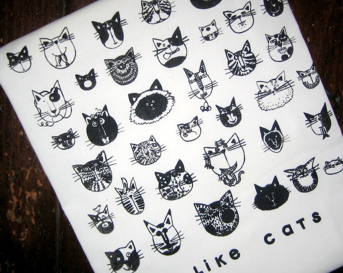 I LIKE CATS Kitchen Towel