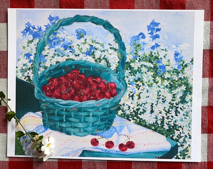 Cherries Giclee Print