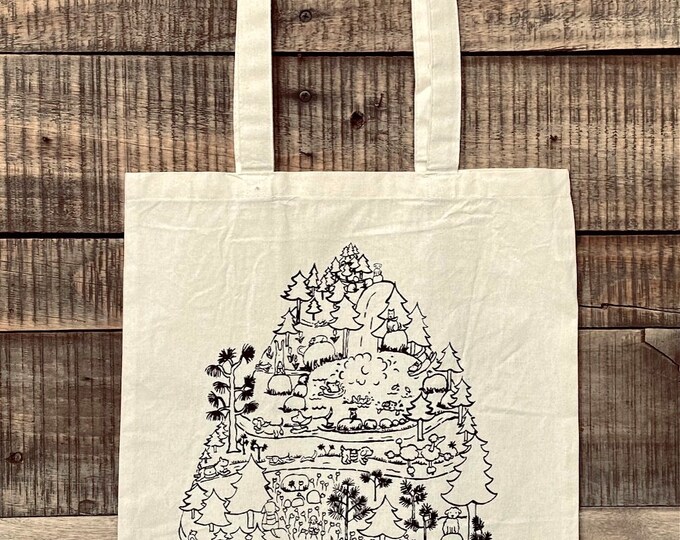 Lets go Hiking with Dogs Market Tote