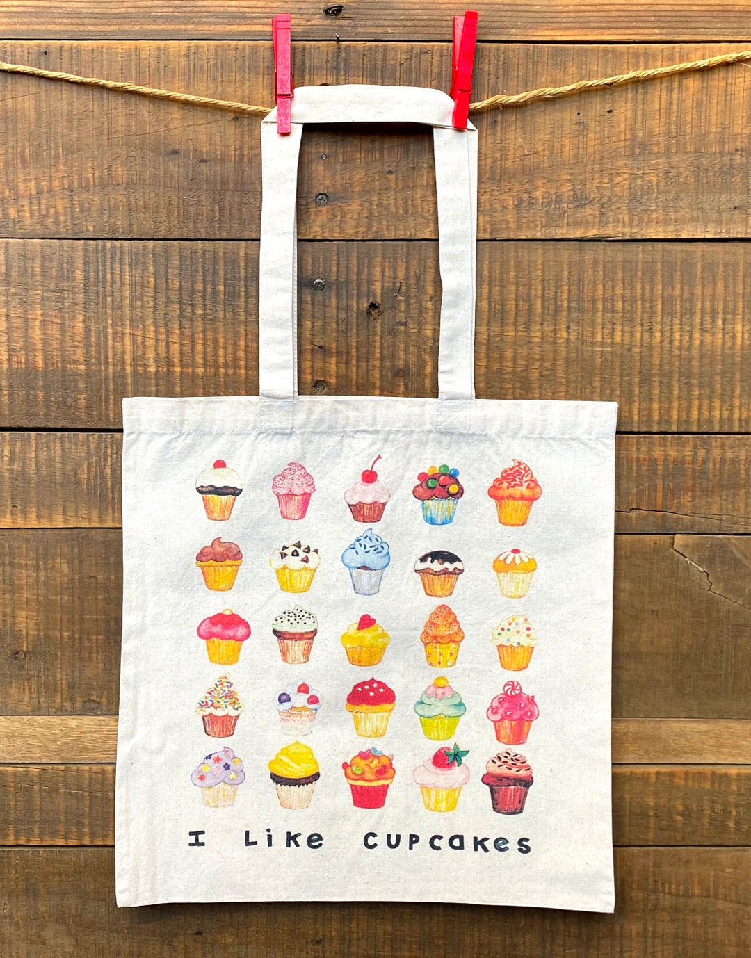 CUPCAKES Tote Bag Etsy