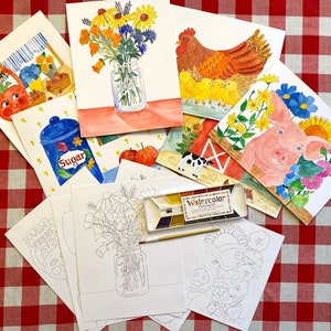 Farm House Watercolor Kit