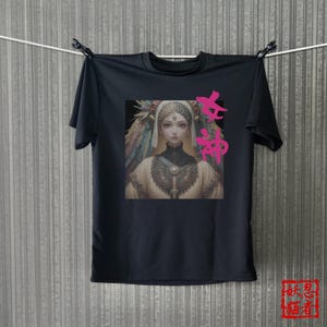 Amaterasu Goddess T-Shirt | Japanese Anime | Y2K Fashion | Shinjuku | Kawaii | Japanese Design |