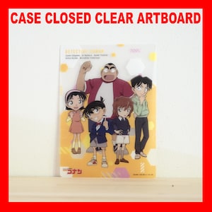 Case Closed Clear Art Board 02 / Detective Conan / Esclusiva per il Giappone / Anime giapponese / Conan Edogawa / Ai Haibara / Ayumi Yoshida /