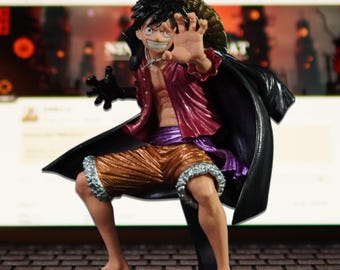 Monkey D Luffy Figure | High-Quality Artist Statue Collectible | Japanese Manga Character Display Gift