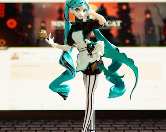 Hatsune Miku Patissier Figure | Luminasta Series Pastel Chef Statue | Kawaii Vocaloid Anime Collectible | Cute Virtual Idol Display Toy