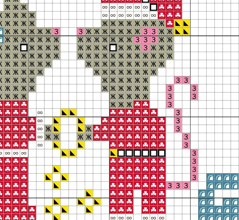Cross Stitch Pattern 12 Mice of Christmas Day 5 & 6 Sister Lou Stitches ...