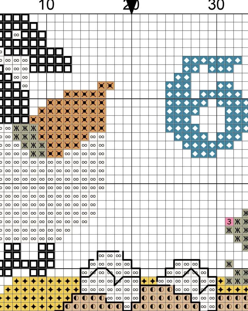 Cross Stitch Pattern 12 Mice of Christmas Day 5 & 6 Sister Lou Stitches ...