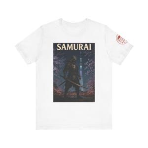 Samurai Graphic Tee, Vintage Samurai T-Shirt, Unisex Short Sleeve Tee, Japanese Warrior Shirt, Perfect for Gifts, Anime Fans