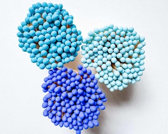 Blue Colored Matches: 2-Inch Matchsticks for Candle Jars, DIY Crafts