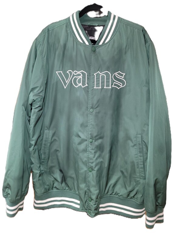 Vans Sixty Sixers Cobra Kai Robby Keene Green Varsity Bomber